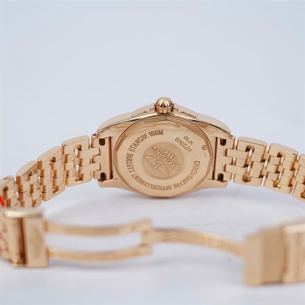 Đồng hồ Breitling vàng hồng kim zin (No30) sz31.6 (HC) KG+