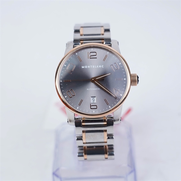 Đồng hồ Montblanc mặt tròn xám (BB281217-7210) sz43.2 (HC) KG+