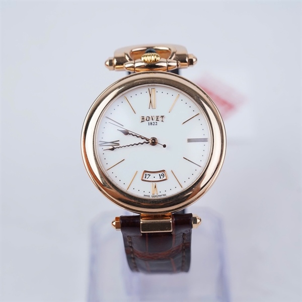 Đồng hồ Bovet dây nâu (No025265) sz42 (HC) KG+