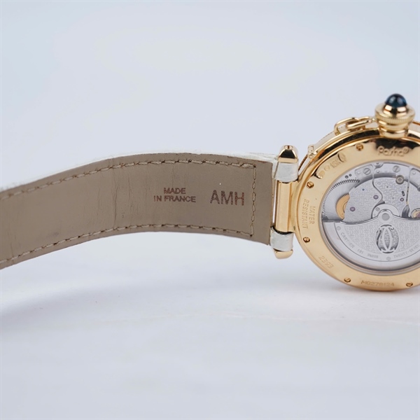 Đồng hồ Cartier dây trắng (MG278124) sz44.8 (HC) KG+