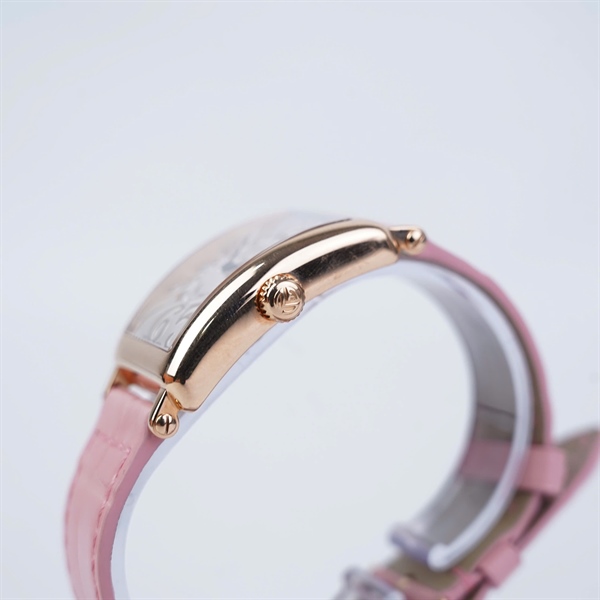 Đồng hồ Franck Muller dây hồng (No1809) sz25 (HC) KG+