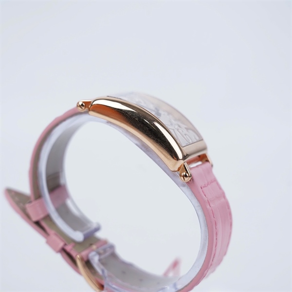 Đồng hồ Franck Muller dây hồng (No1809) sz25 (HC) KG+