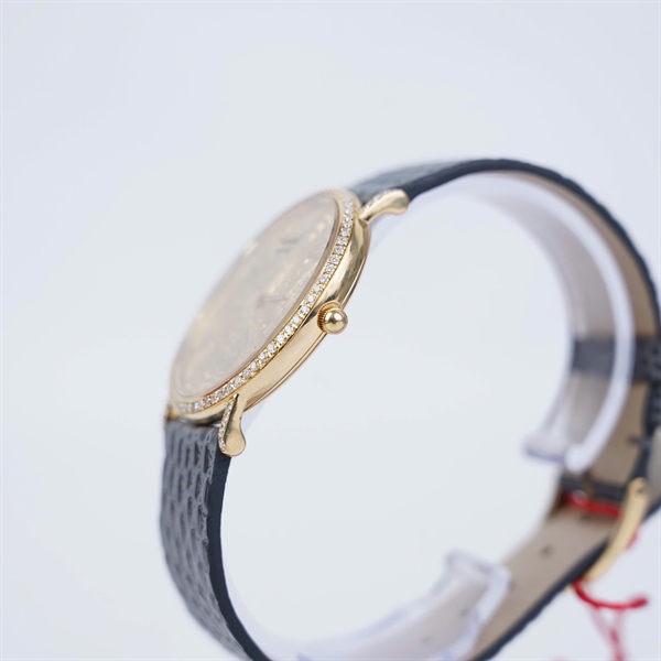 Đồng hồ Chopard dây cá sấu xám đen kim độ (334945) sz33.4 (HC) KG+