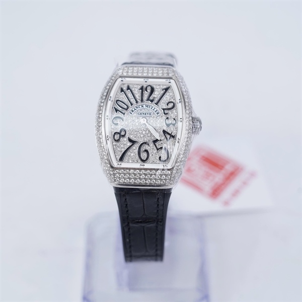 Đồng hồ Franck Muller dây đen (No3520) sz34.7 (HC) KG+