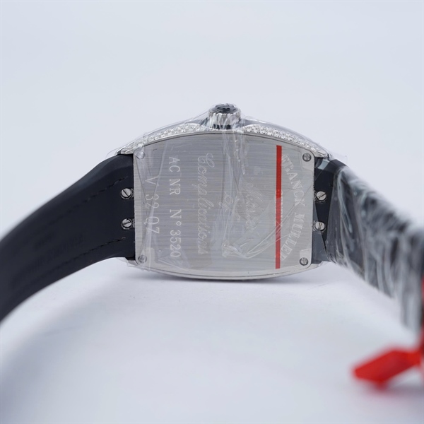 Đồng hồ Franck Muller dây đen (No3520) sz34.7 (HC) KG+