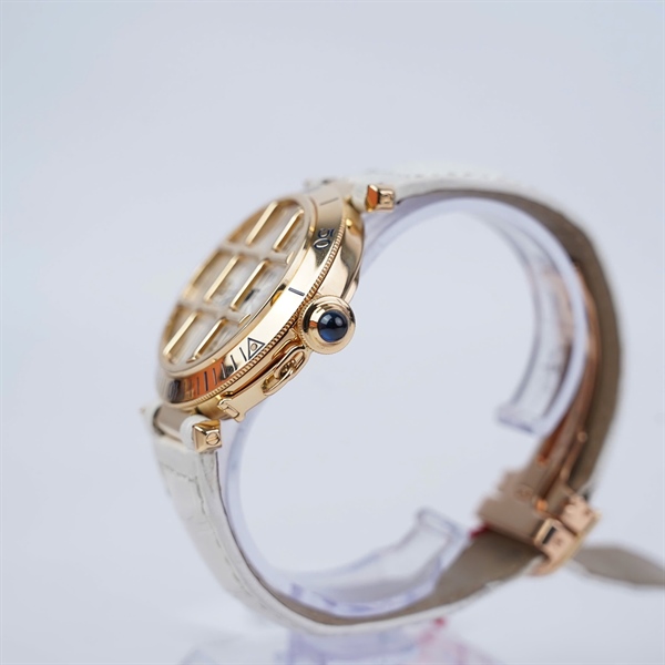 Đồng hồ Cartier dây trắng (MG278124) sz44.8 (HC) KG+