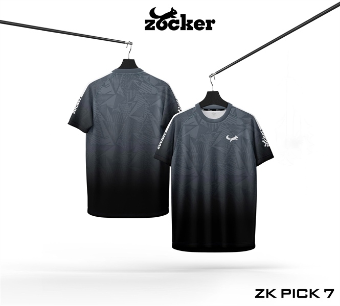 Giền Pickleball - ÁO PICKLEBALL CỔ TRÒN ĐEN