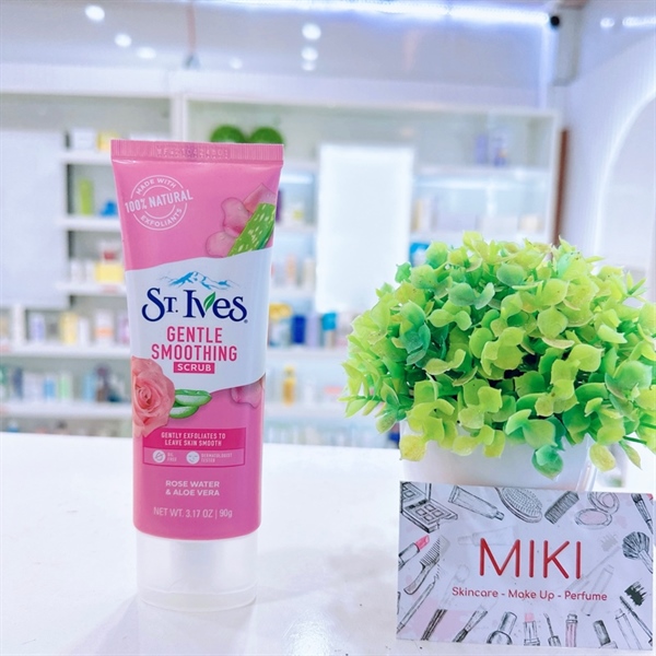 [NK] sữa rửa mặt tẩy tế bào chết chết xuất từ hoa hồng và lô hội, sáng mịn da, đều màu da