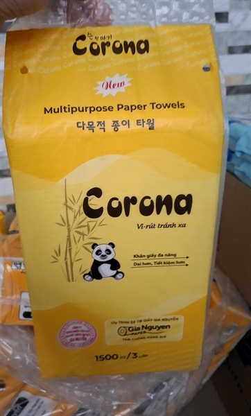 Giấy rút Corona treo tường