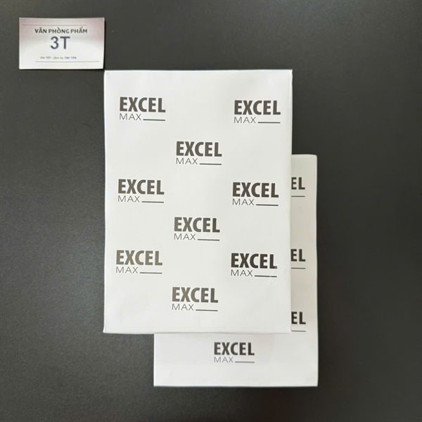 Giấy In Photocopy A5 Excel Max 72gsm Indo Trắng Sáng Láng Mịn 500 Tờ/Ream