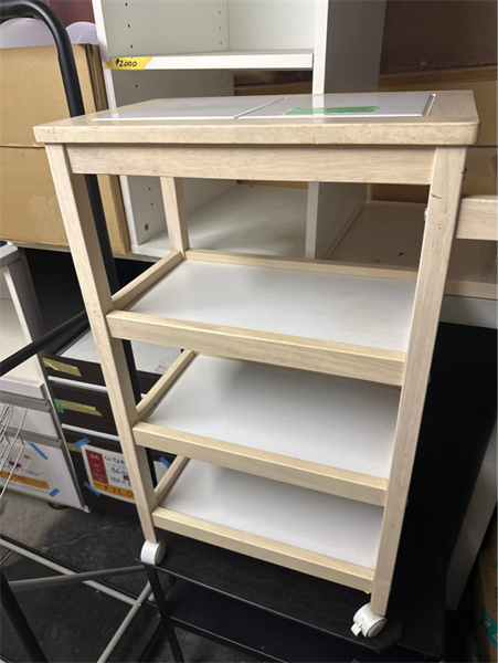 Kệ 3 tầng vàng trắng