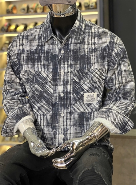 SM TD-QCCC From Loose-6216 2 túi kẻ sọc xanh đậm was