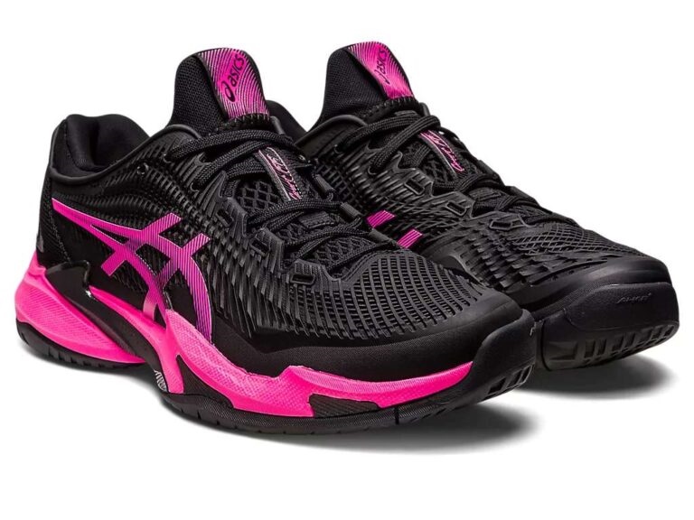 Asics Court FF 3 ‘Black Hot Pink’ Đen Hồng
