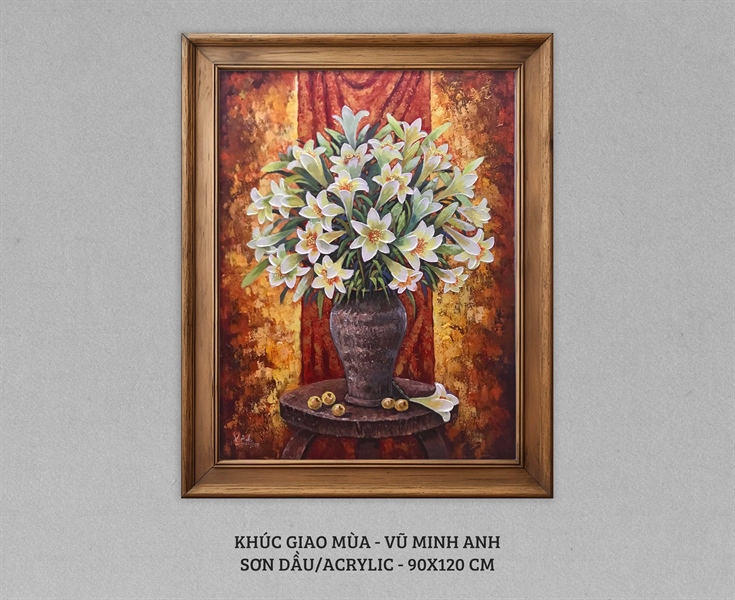 Khúc giao mùa - Vũ Minh Anh - 90x120 cm