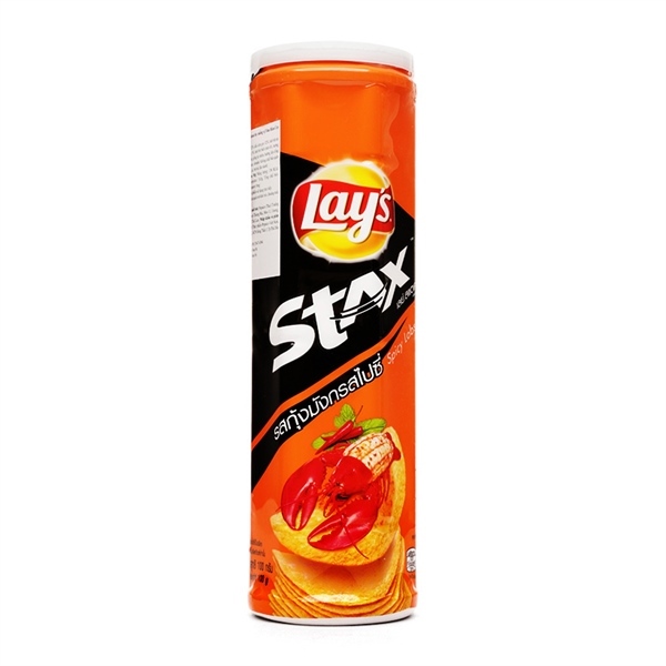 Snack ống Lay' Cam vị tôm hùm cay