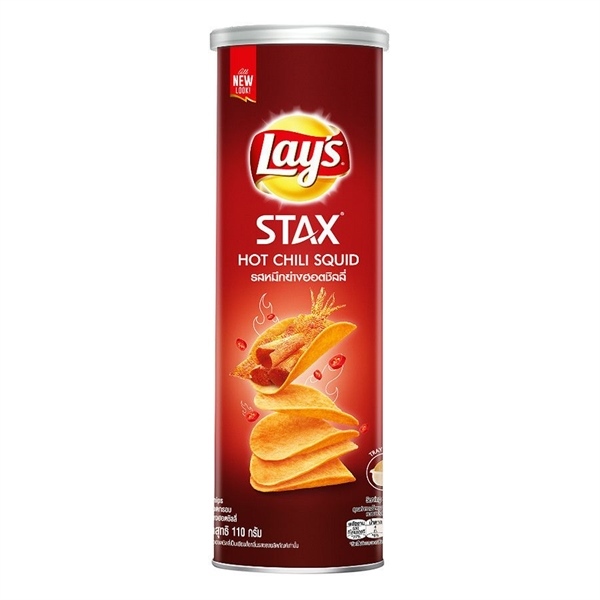 Snack ống Lay's Đỏ Thái vị mực cay