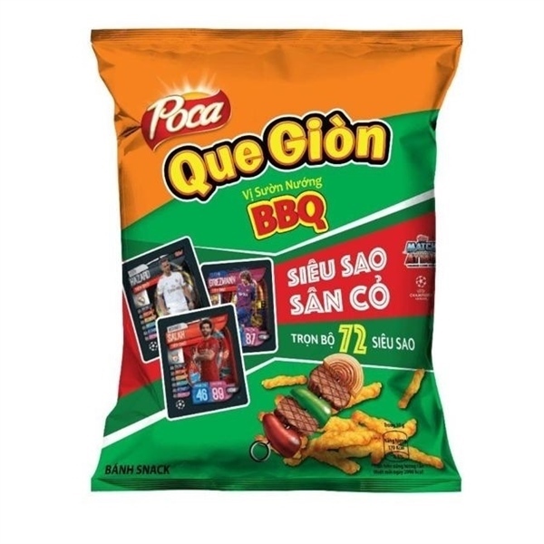Bim bim Poca que giòn sườn nướng BBQ