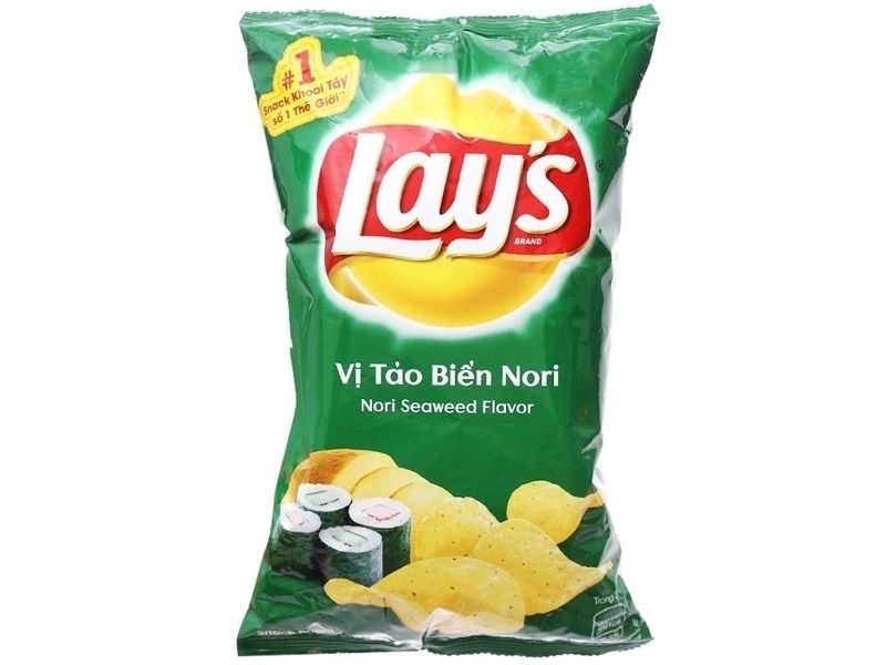 Bim Bim Lay's xanh lá vị tảo biển