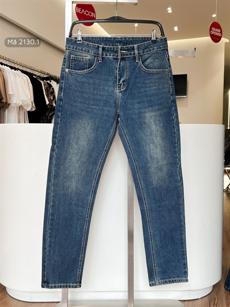 Quần Jean dài Slim Fit xanh rêu 2130.1
