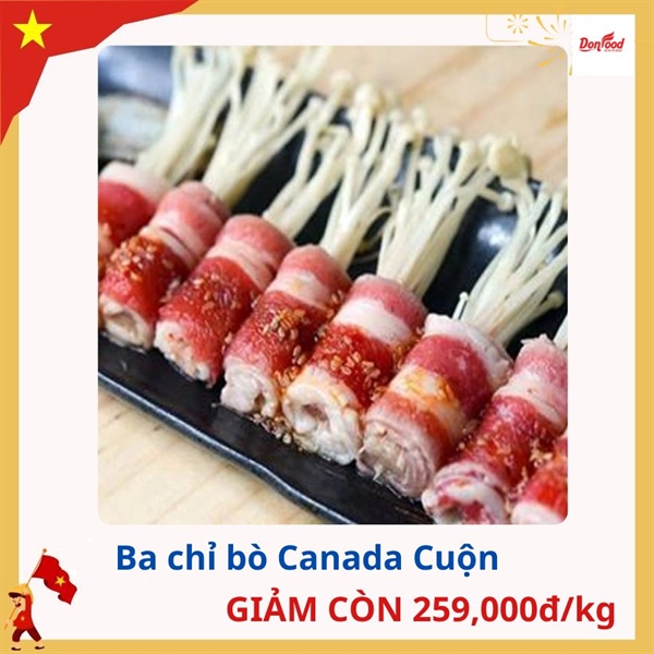 A80 - Ba chỉ bò Nhập Khẩu 1kg