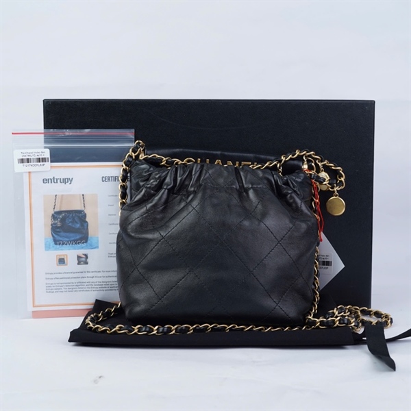 Túi Chanel Hobo đen (AKT86L7C) sz16 +