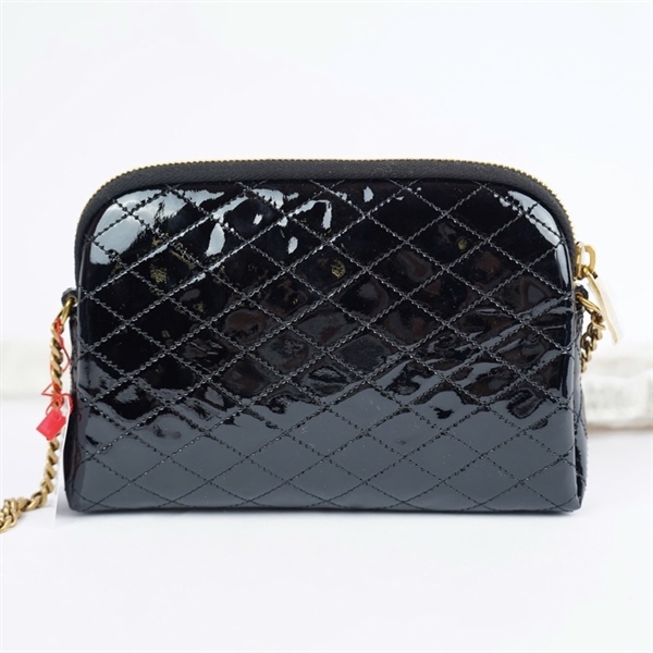 Túi YSL đeo chéo đen bóng (BRS733667-0723) sz18 +