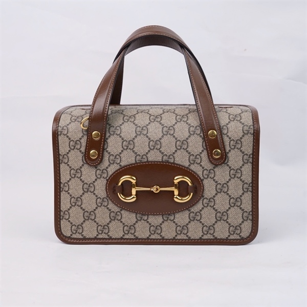 Túi GG Horsebit 1955 xám kèm tag xanh (645453-486628) sz23 (HT)+