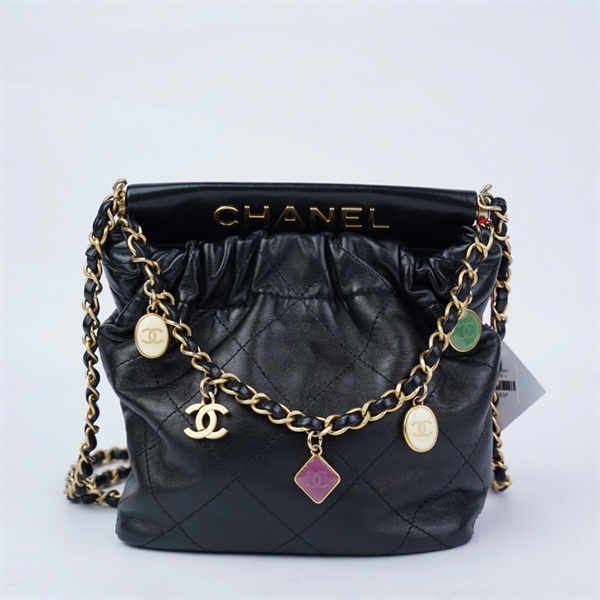 Túi Chanel Hobo đen (AKT86L7C) sz16 +