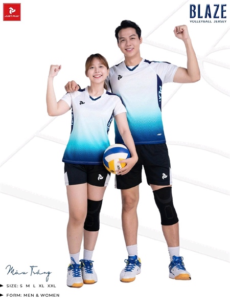 Quần áo bóng chuyền Justplay BLAZE, M=>2XL 164QA