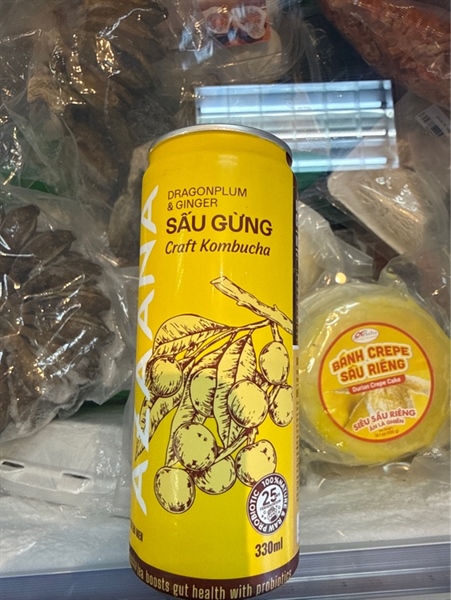 Kombucha Sấu Gừng
