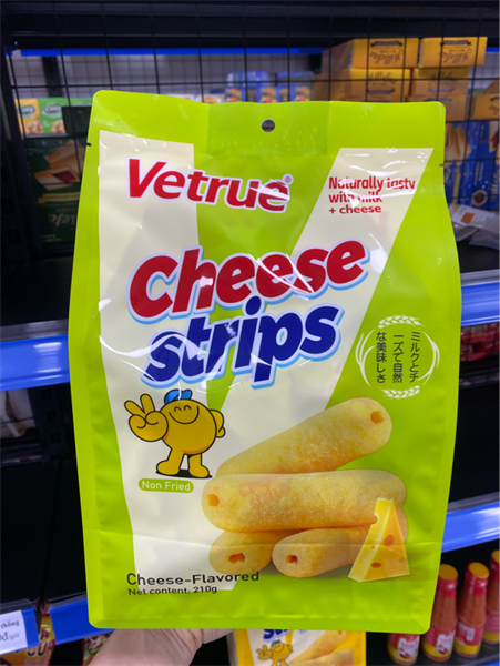 Bánh ống Cheese Strips vị phô mai 210g