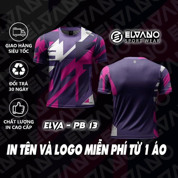 Áo Pickleball ELVANO thiết kế cao cấp Mẫu ELVA-PB13