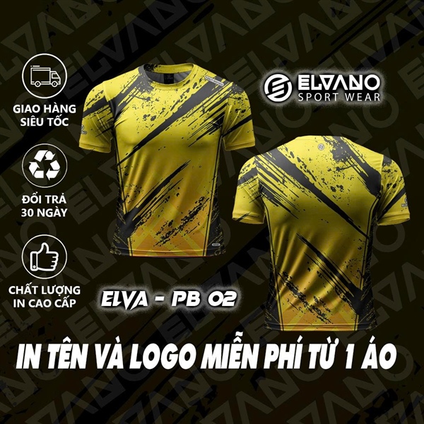 Áo Pickleball ELVANO thiết kế cao cấp Mẫu ELVA-PB02