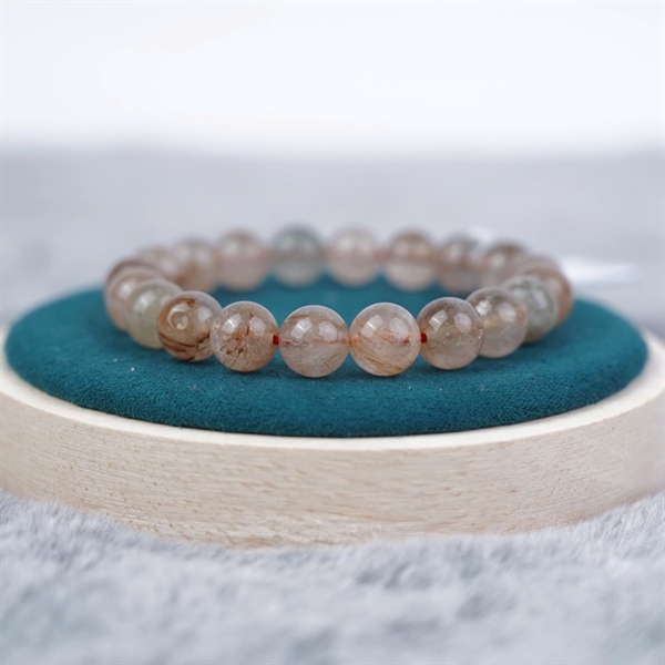 Vòng tay thạch anh tóc đa sắc (tam tài)+