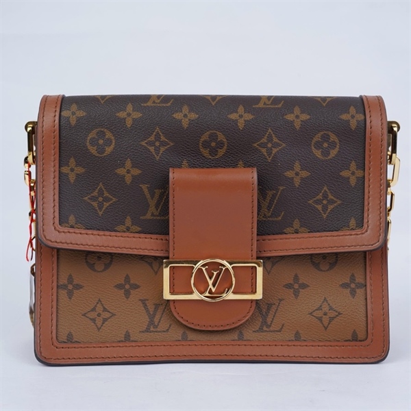 Túi LV Dauphine hoa nâu sz24 (TT) KG+