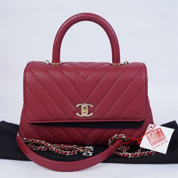 Túi Chanel Coco đỏ (30268395) sz23 (BMC)+