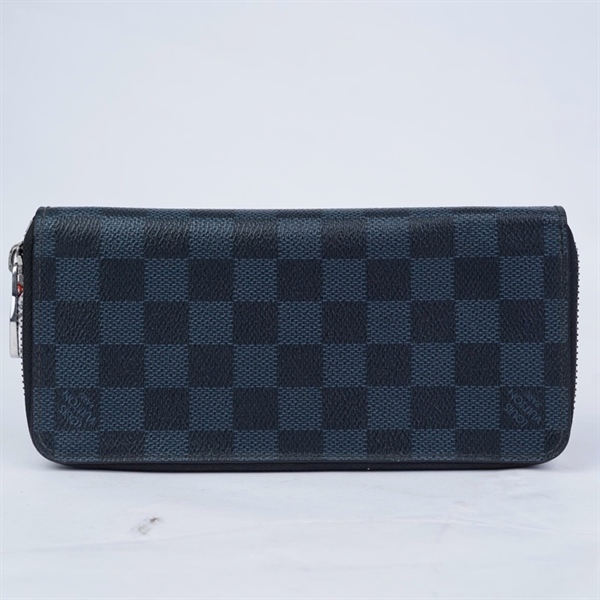 Ví LV zip ô vuông đen (LT) KG+