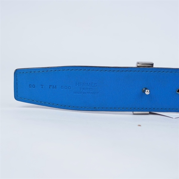 Thắt lưng Hermes đen 3x111cm (LT) KG+