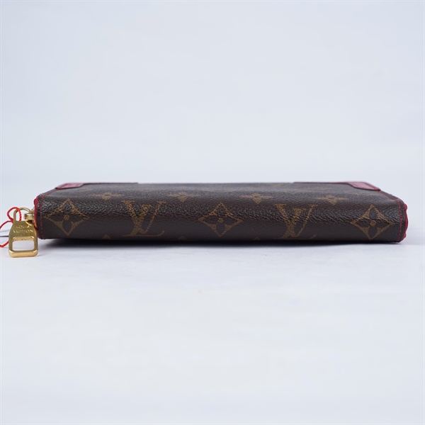 Ví LV hoa nâu góc đỏ (LT) KG+