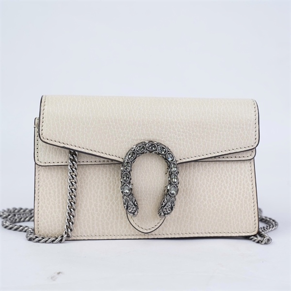 Túi GG Dionysus trắng (476432-0959) sz16 (TT) KG+