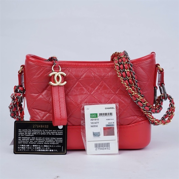 Túi Chanel Gab đỏ (27948492) sz20 (TT) KG+