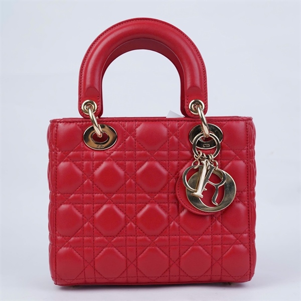 Túi Dior Lady đỏ (29-MA-0147) szS (BQ) KG+