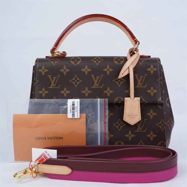 Túi LV Cluny hoa nâu sz25 (BQ) KG+