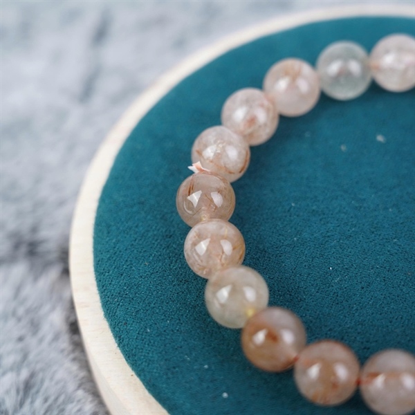 Vòng tay thạch anh tóc đa sắc (tam tài)+