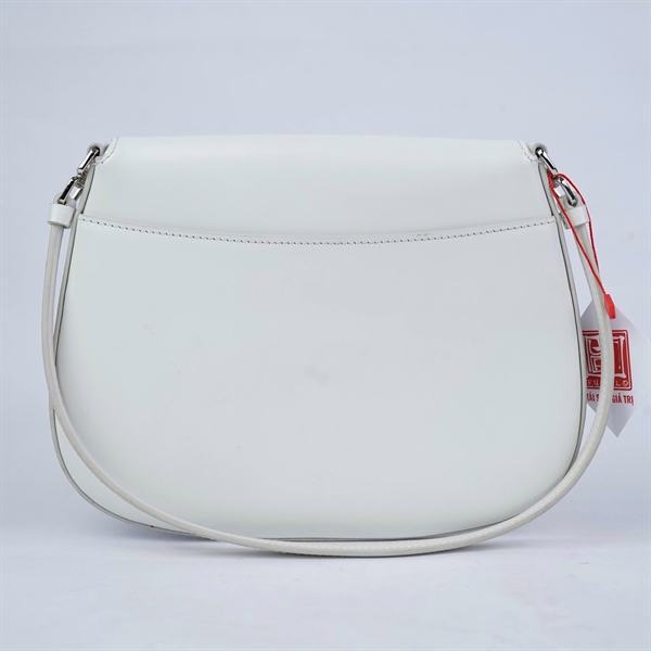 Túi Prada kẹp nách trắng sz21-18 (TT) KG+