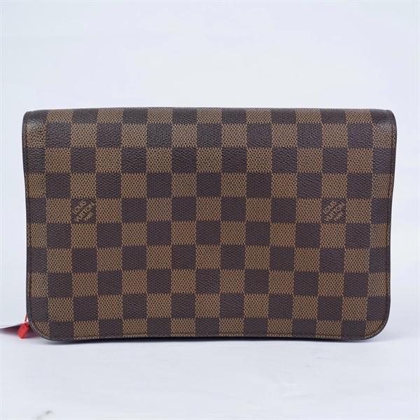 Túi LV clutch ô vuông nâu (FL0056) sz24 KG+