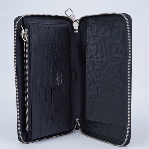 Ví LV zip ô vuông đen (CA1151) (LT) KG+