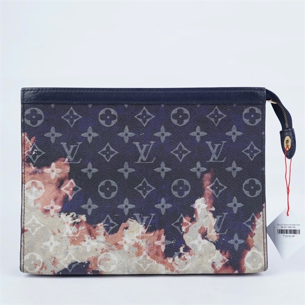 Túi LV Clutch hoa xanh họa tiết sz27 (BQ) KG+