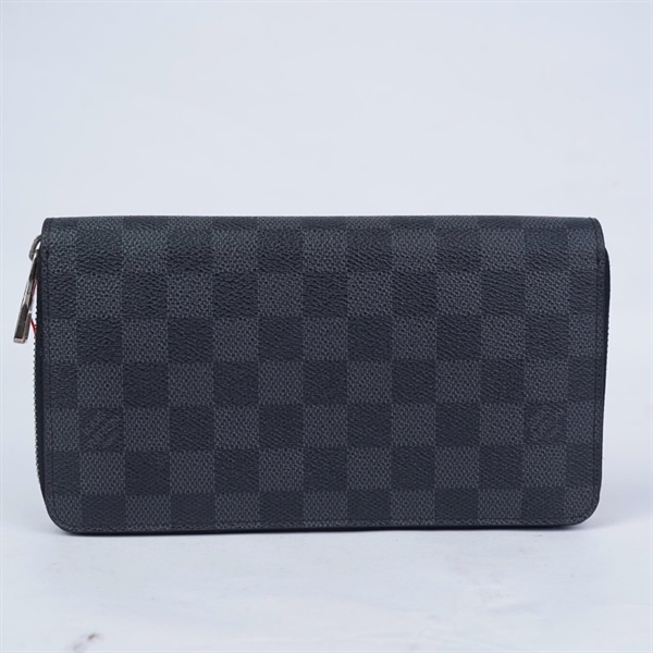 Ví LV zip ô vuông đen (CA1151) (LT) KG+