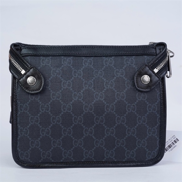 Túi GG đeo chéo đen 2 strap (674164-213317) sz21 (BQ) KG+